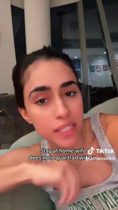 Jasleen clarifies what it means to be a stay at home wife