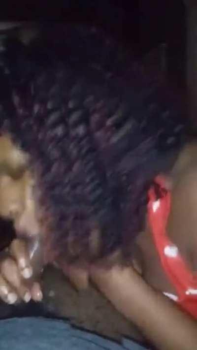 I love when they suck on it like that