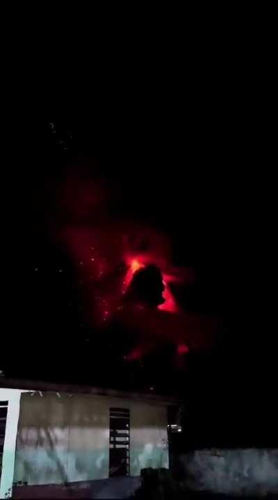 The Indonesia volcano Mount Raung erupted on April 17, 2024