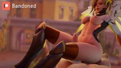 Futa Mercy Riding (Bandoned) [Overwatch]