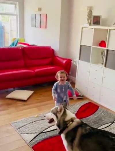 Joyful moment with True friend