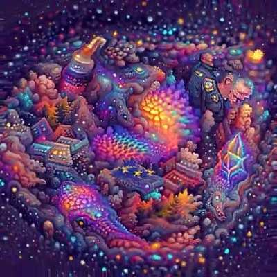 A Psychedelic A.I. Generated Portal Into The Astral Plane