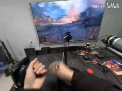 A super realistic tank simulator someone built