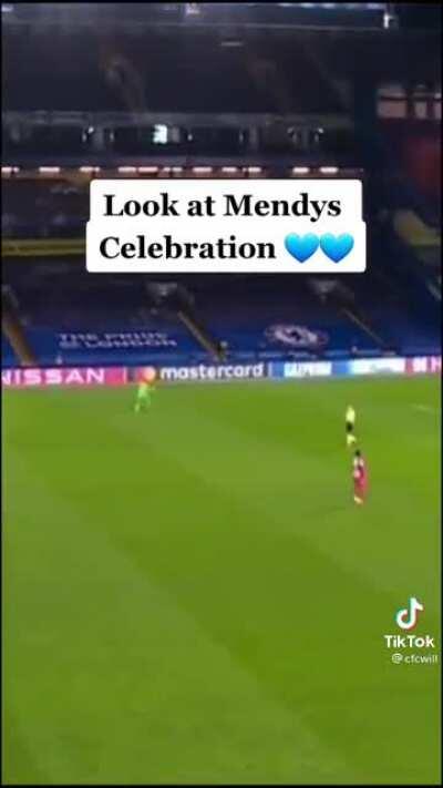 Video of Mendy after the 2nd Goal