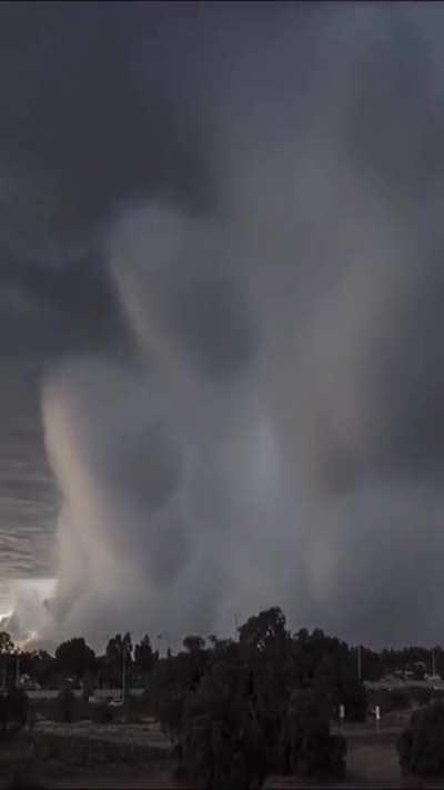 A Timelapse of heavy rain