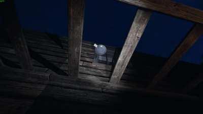 We couldn't identify the ghost so we made a spacecraft instead