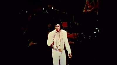 Some short clips of footage of Elvis live on stage in Las Vegas, September 4th 1972, dinner show