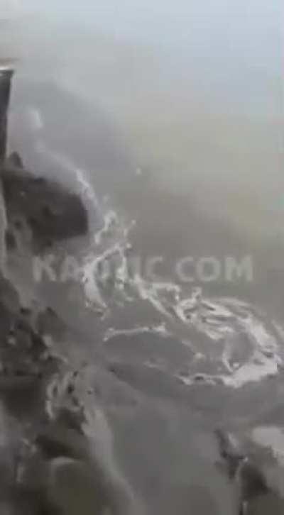 Standing a little too close to the waters edge