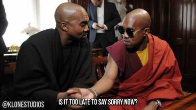 Kanye West Apologises to the Jewish People by Singing Sorry - AI Music Video
