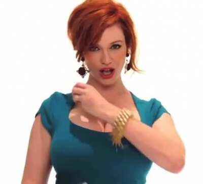 Christina Hendricks is a goddess