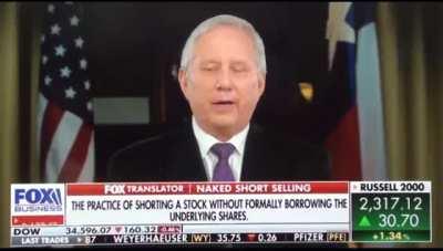 Naked shorting - it’s called stealing in Texas