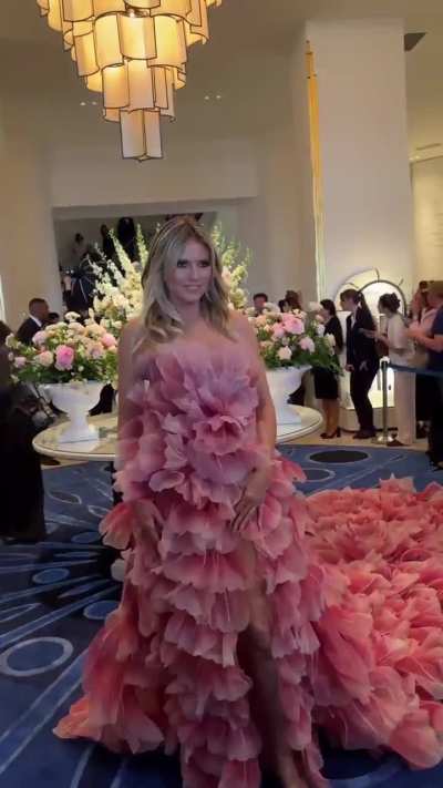 Heidi prepares for her appearance at the Cannes Film Festival - IG May 2025