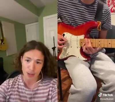 Love Story/ Mr Brightside mashup found on tiktok