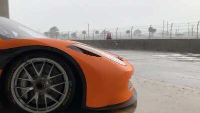 Some harsh rain this morning at Sebring International Raceway