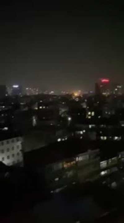 Sanchaung, Yangon was like a warzone last night. Stun grenades going off everywhere.