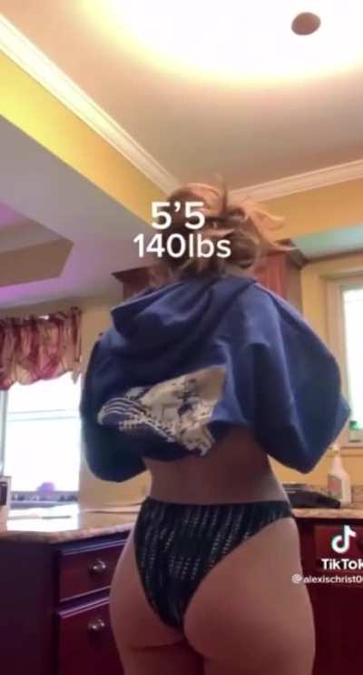 Showing it off with her stats