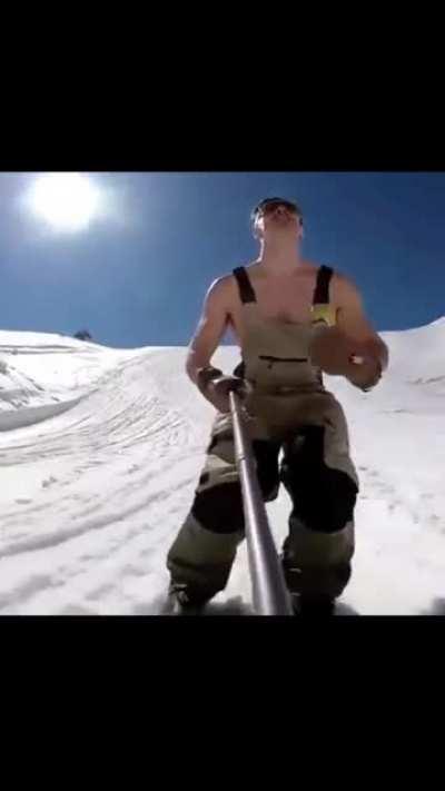 Aggressively drinking vodka be like