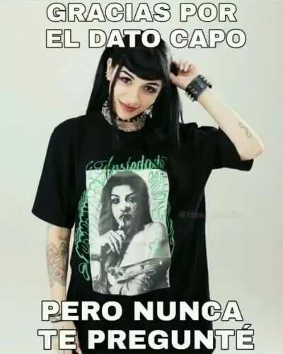 Creo que este les gana a todos aunque ya este muerto el meme