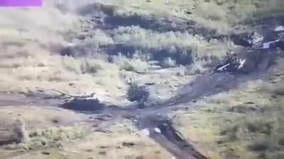 3 T-90Ms and 2sBMPs knocked out south of Bakhmut
