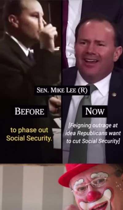 Poor guy must have dementia or something