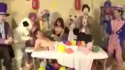 true chaos for poor guy