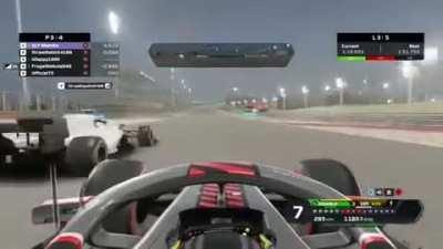 Trying to get a clean overtake for P3 be like