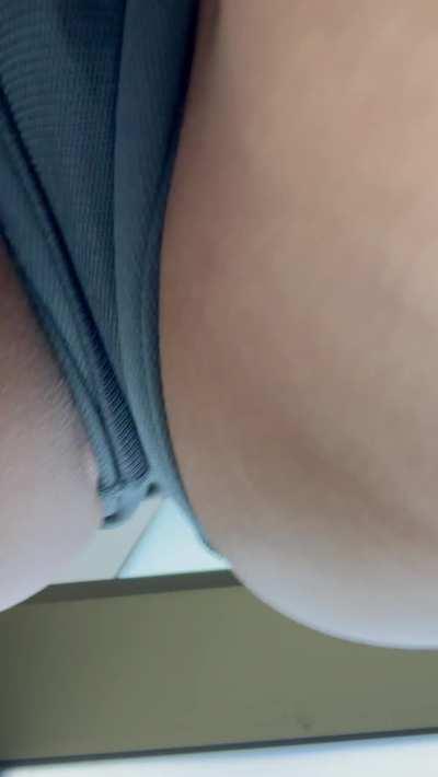 POV i plop down on your face after my workout 😳