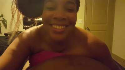 Lesbian Ebony Belly/Navel Licking + Raspberries 