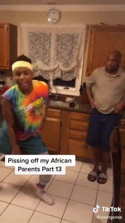 African parent dying inside