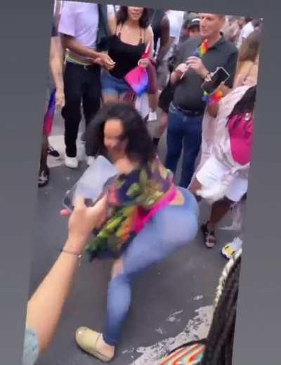 Her twerking at a pride parade