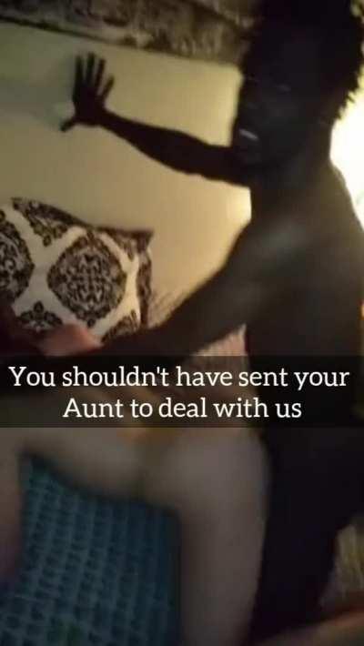 Aunt tried to help me.