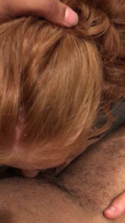 This Reddit slut wanted throat training. Now she’s addicted to bbc and refuses to fuck her bf. 