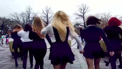 [130/130] Satisfaction from K-pop (Benny Benassi vs. K-pop in public)