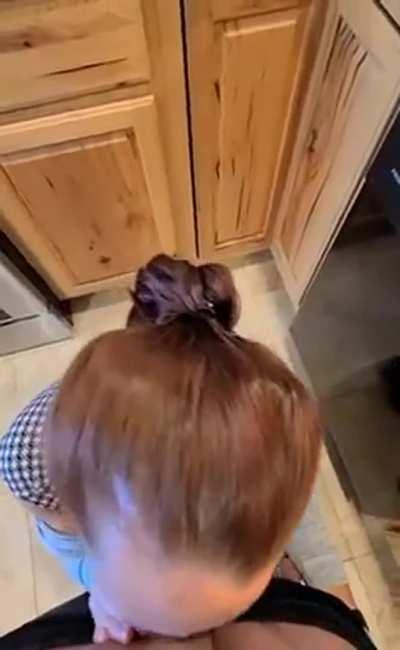 You’re shocked how good your mom is sucking your cock