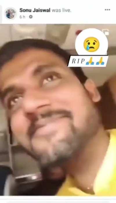 A passenger’s Facebook Live recording from the recent plane crash in Nepal