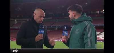 Henry: Champions league or premier league? Raya: Both.