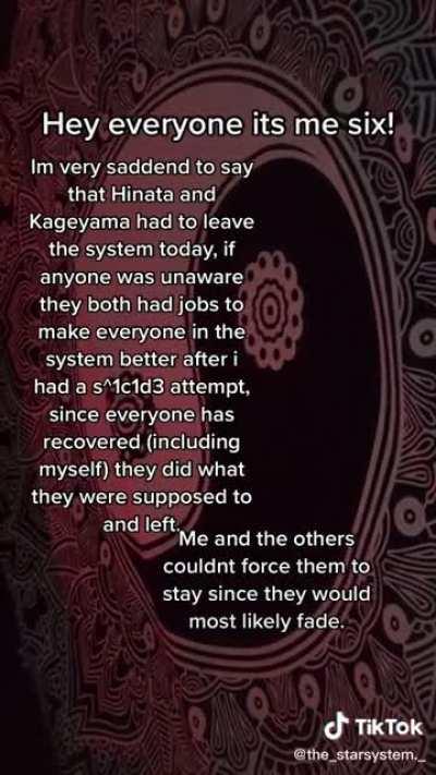 Damn their alters really went 🏃‍♂️💨