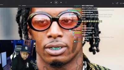 ak giving the info on stream