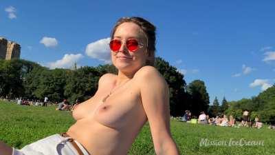 Soaking in that vitamin D