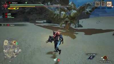 Diablos is so polite