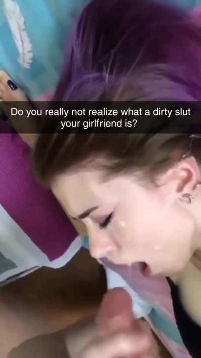 Cheating Cuckold Cum In Mouth Cumshot Hotwife Facial