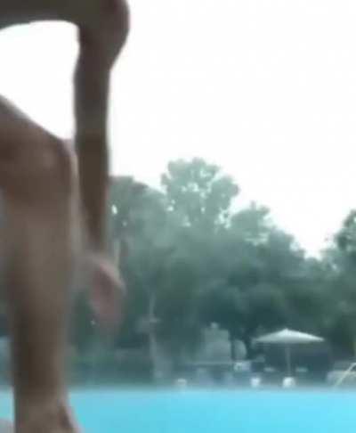 Swimming in the rain