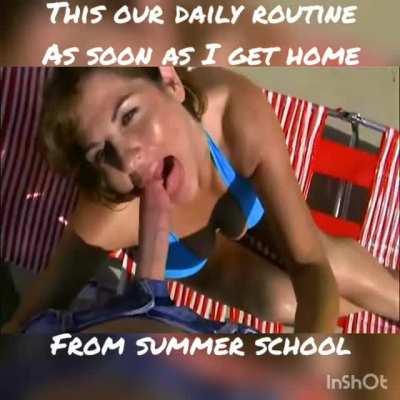 Enjoying summer with mom (Part 1)