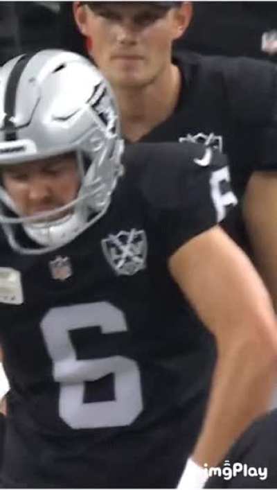 Raider Nation walking into work this morning