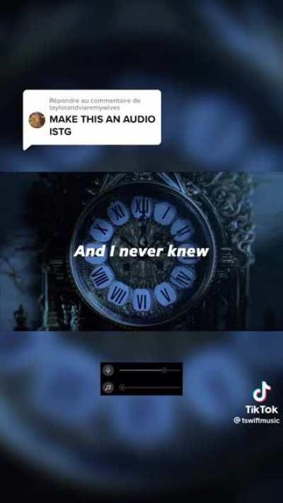 Vocals only of “The Way I Loved You” Taylor’s Version. Her vocals are *chefs kiss*