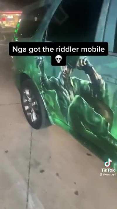 not the riddler mobile