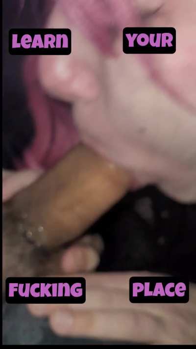 Guess you found a new way to satisfy