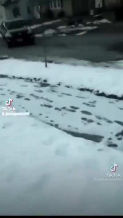 Idiot moves her neighbor’s car