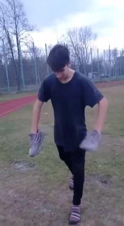 Broken neck must hurt. Feeling bad for him.