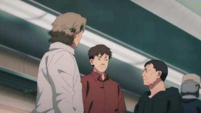 She's right behind me isn't she?